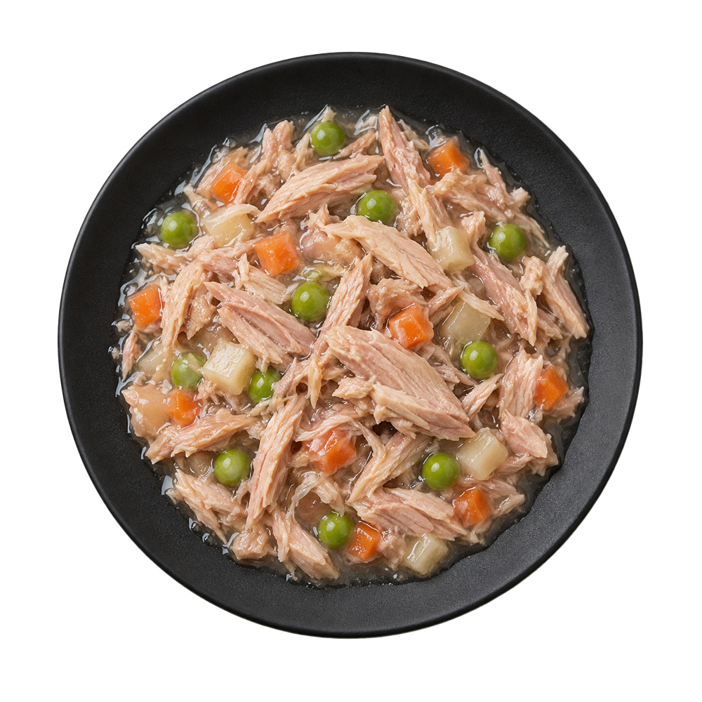 MIAMOR Feine Filets Naturelle Tuńczyk Warzywa w Sosie 80g Karma dla Kotów